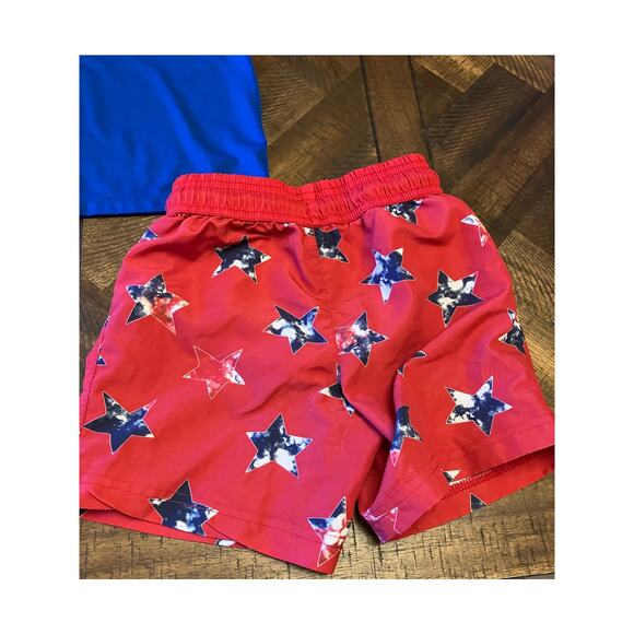 Boys Swim Lot Size 3T Cat & Jack Wonder Old Navy Trunks Rashguard Preowned - Picture 9 of 15